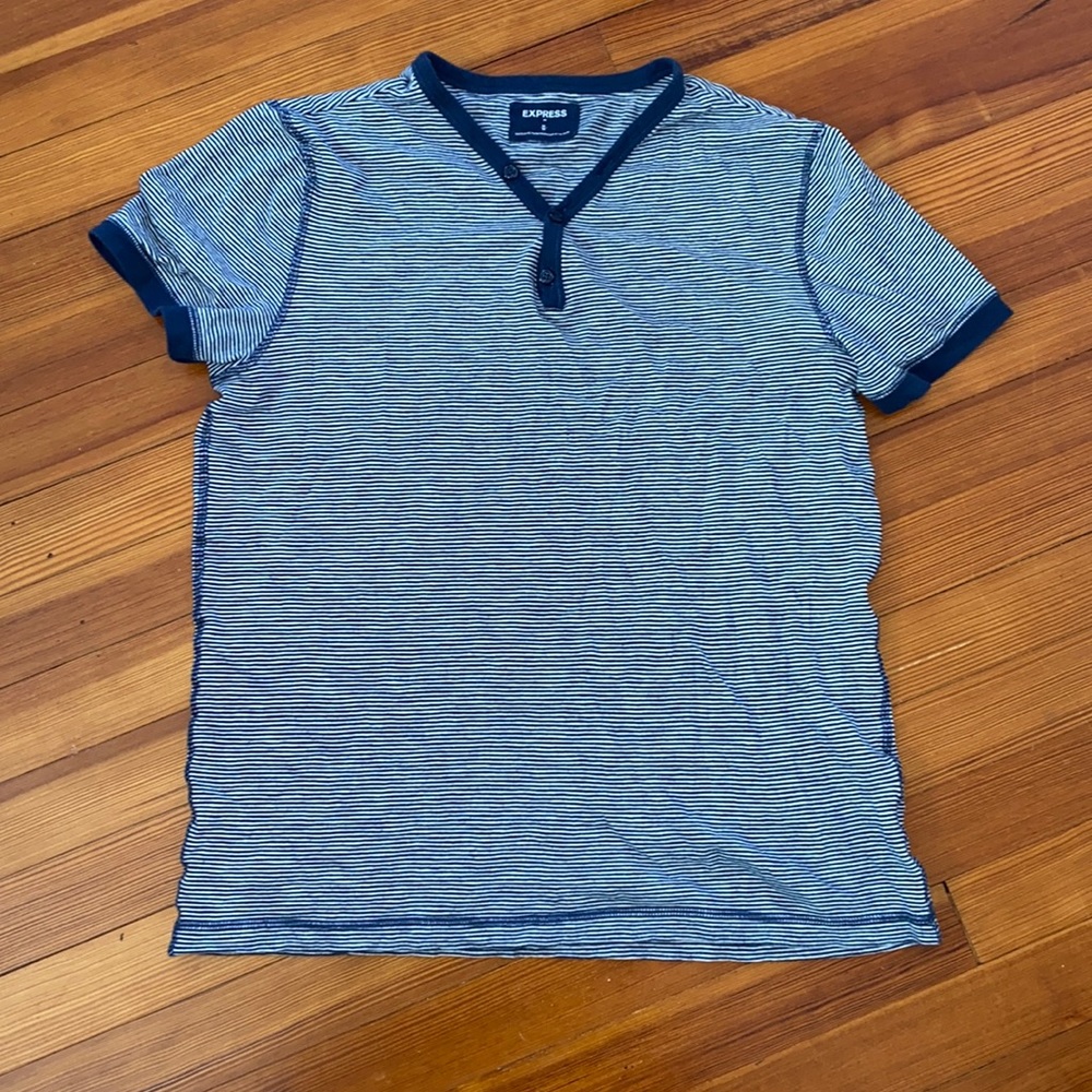Mens express striped tee